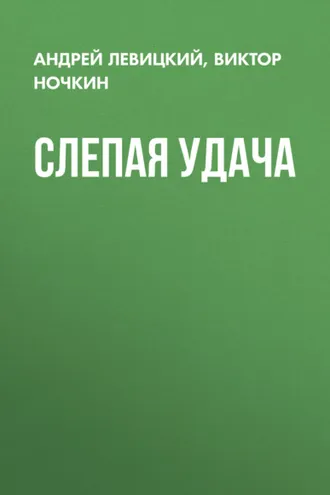 Обложка книги «Слепая удача»