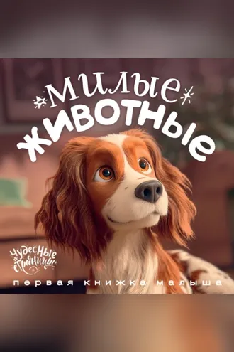Обложка книги «Милые животные. Первая книжка малыша»