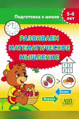 Обложка книги «Развиваем математическое мышление. 5–6 лет»