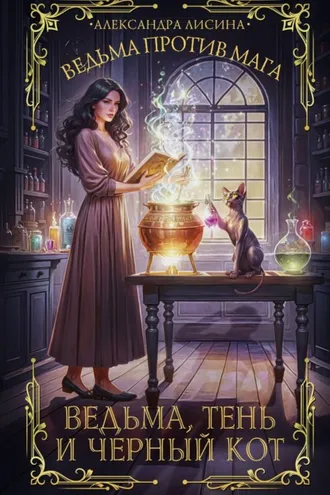Обложка книги «Ведьма против мага. Книга 1. Ведьма, тень и черный кот»
