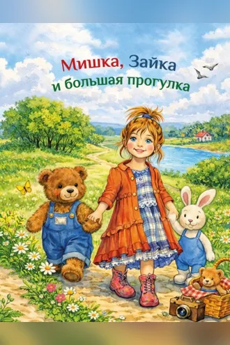 Обложка книги «Мишка, Зайка и большая прогулка»