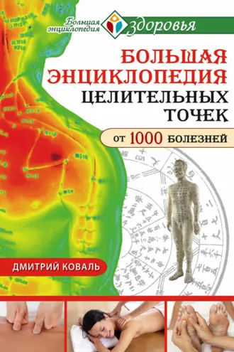 Обложка книги «Большая энциклопедия целительных точек от 1000 болезней»