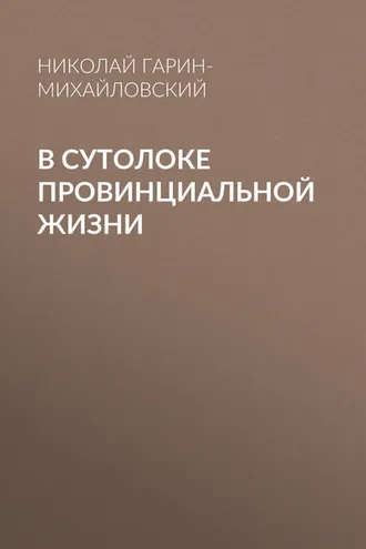 Обложка книги «В сутолоке провинциальной жизни»