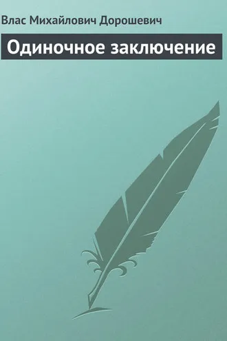 Обложка книги «Одиночное заключение»