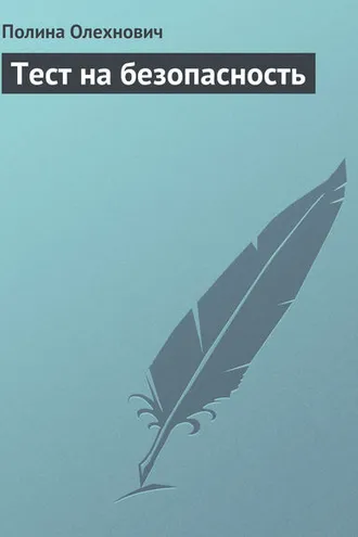 Обложка книги «Тест на безопасность»