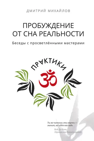 Обложка книги «Пробуждение от сна реальности. Беседы с просветлёнными мастерами»
