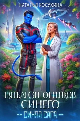 Обложка книги «Пятьдесят оттенков синего»