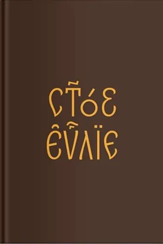 Обложка книги «Евангелие на церковнославянском языке»