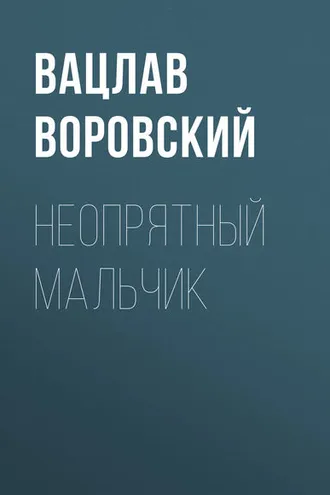Обложка книги «Неопрятный мальчик»