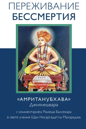 Обложка книги «Переживание бессмертия. «Амританубхава» Джнянешвара с комментарием Р. Балсекара»