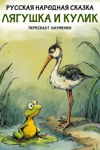 Обложка книги «Лягушка и кулик. Русская народная сказка (пересказ Г. Науменко)»