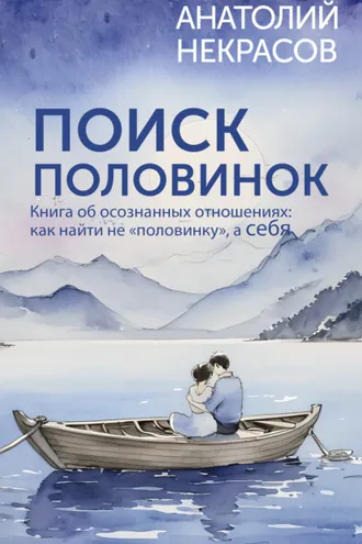 Обложка книги «Поиск половинок. Книга об осознанных отношениях: как найти не «половинку», а себя»