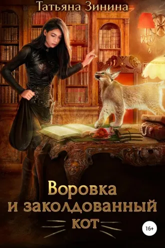 Обложка книги «Воровка и заколдованный кот»