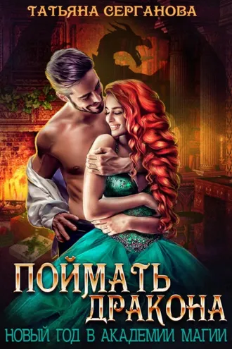 Обложка книги «Поймать дракона. Новый год в Академии»