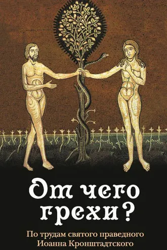 Обложка книги «От чего грехи? По трудам святого праведного Иоанна Кронштадтского»