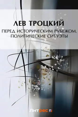 Обложка книги «Перед историческим рубежом. Политические силуэты»