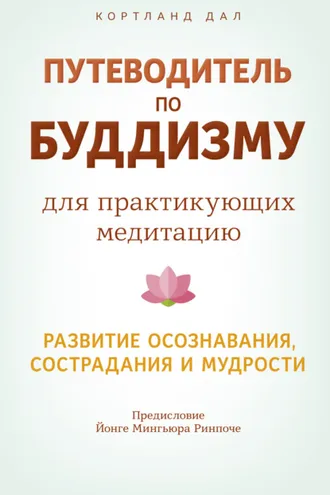 Обложка книги «Путеводитель по буддизму для практикующих медитацию. Развитие осознавания, сострадания и мудрости»