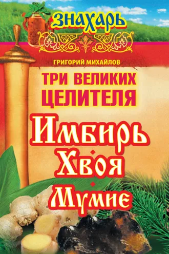 Обложка книги «Три великих целителя: имбирь, хвоя, мумие»