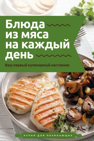 Обложка книги «Блюда из мяса на каждый день. Ваш первый кулинарный наставник»