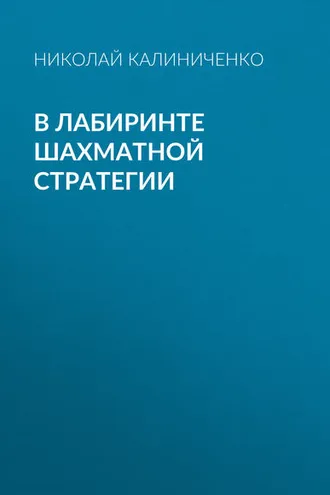 Обложка книги «В лабиринте шахматной стратегии»