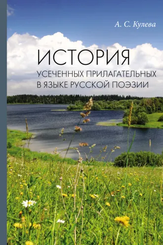 Обложка книги «История усеченных прилагательных в языке русской поэзии»