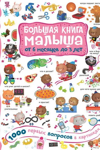 Обложка книги «1000 первых вопросов в картинках»