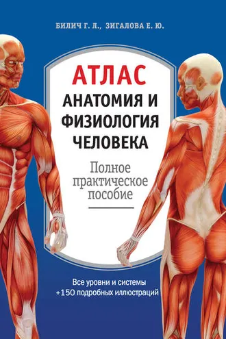 Обложка книги «Атлас: анатомия и физиология человека. Полное практическое пособие»