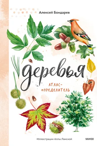 Обложка книги «Деревья. Атлас-определитель»