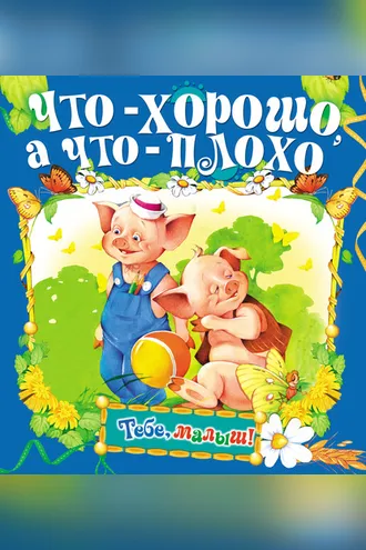 Обложка книги «Что – хорошо, а что – плохо»