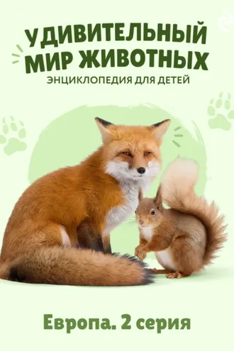 Обложка книги «Удивительный мир животных. Европа. 2 серия»