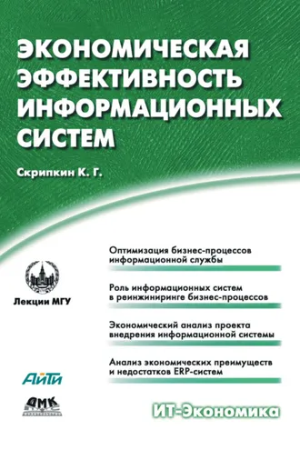 Обложка книги «Экономическая эффективность информационных систем»