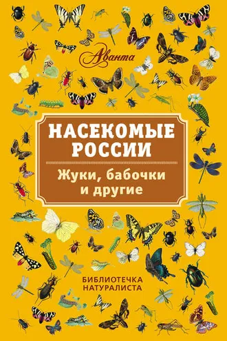Обложка книги «Насекомые России. Жуки, бабочки и другие»