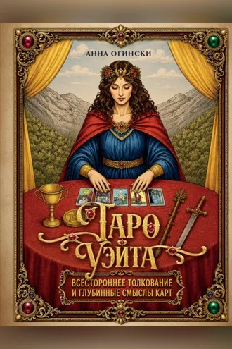 Обложка книги «Таро Уэйта. Всестороннее толкование и глубинные смыслы карт. Иллюстрированная энциклопедия»