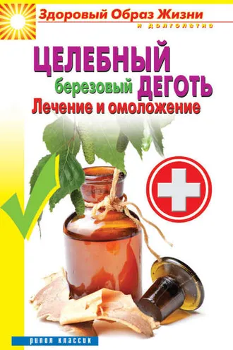 Обложка книги «Целебный березовый деготь. Лечение и омоложение»