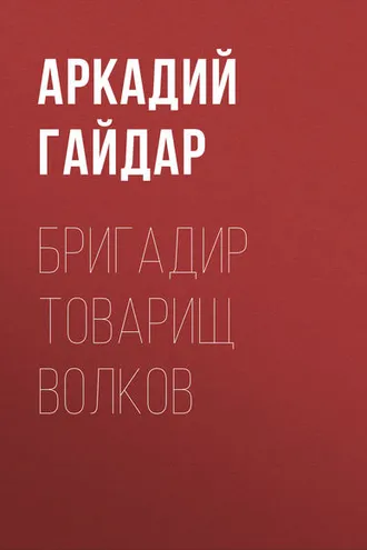 Обложка книги «Бригадир товарищ Волков»