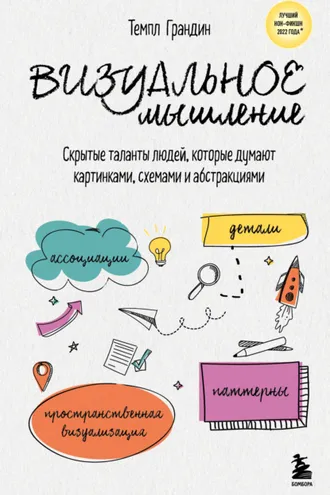 Обложка книги «Визуальное мышление. Скрытые таланты людей, которые думают картинками, схемами и абстракциями»