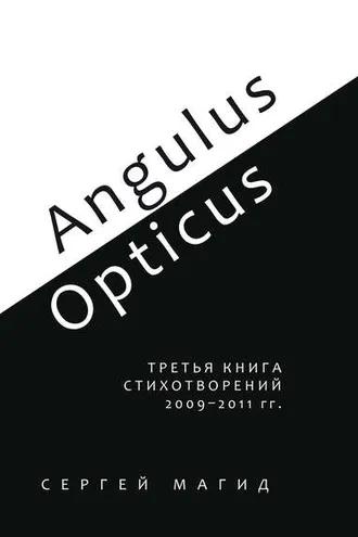 Обложка книги «Angulus / Opticus. Третья книга стихотворений. 2009–2011 гг.»