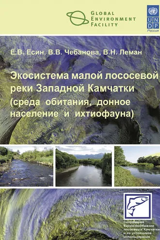 Обложка книги «Экосистема малой лососевой реки Западной Камчатки (среда обитания, донное население и ихтиофауна)»
