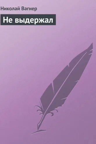 Обложка книги «Не выдержал»