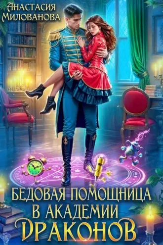Обложка книги «Бедовая помощница в академии драконов»