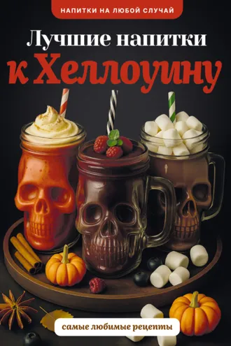 Обложка книги «Лучшие напитки к Хэллоуину»