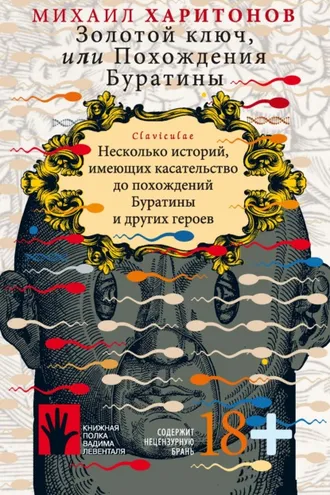 Обложка книги «Золотой ключ, или Похождения Буратины. Несколько историй, имеющих касательство до похождений Буратины и других героев»