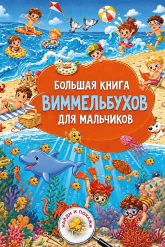 Обложка книги «Большая книга виммельбухов для мальчиков»