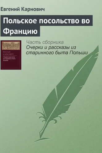 Обложка книги «Польское посольство во Францию»