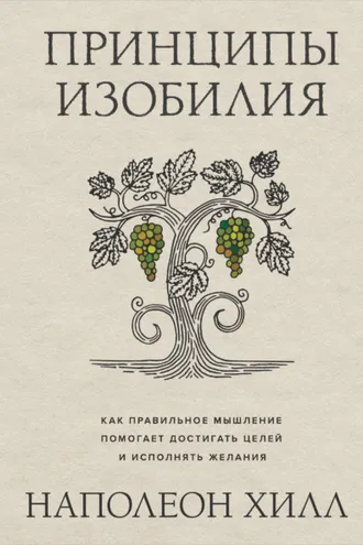 Обложка книги «Принципы изобилия. Как правильное мышление помогает достигать целей и исполнять желания»