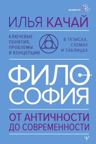 Обложка книги «Философия. От античности до современности. Ключевые понятия, проблемы и концепции в тезисах, схемах и таблицах»