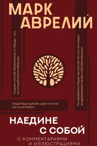 Обложка книги «Наедине с собой с комментариями и иллюстрациями»