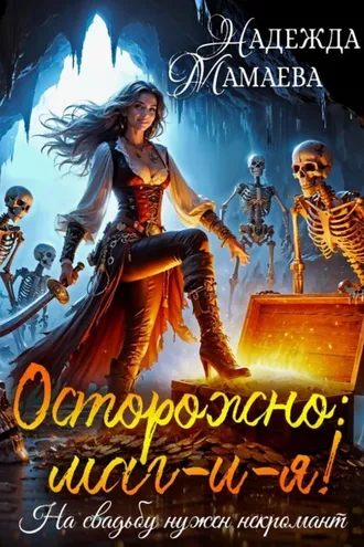 Обложка книги «Осторожно: маг-и-я! На свадьбе нужен некромант»