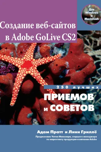 Обложка книги «Создание Web-сайтов в Adobe GoLive CS2. 250 лучших приемов и советов»
