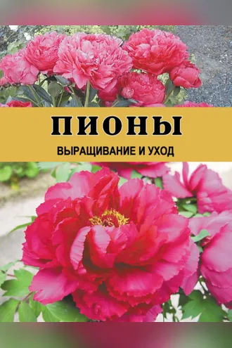 Обложка книги «Пионы. Выращивание и уход»